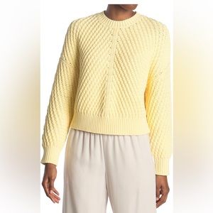 Vince drop shoulder ribbed crew neck sweater - almost new